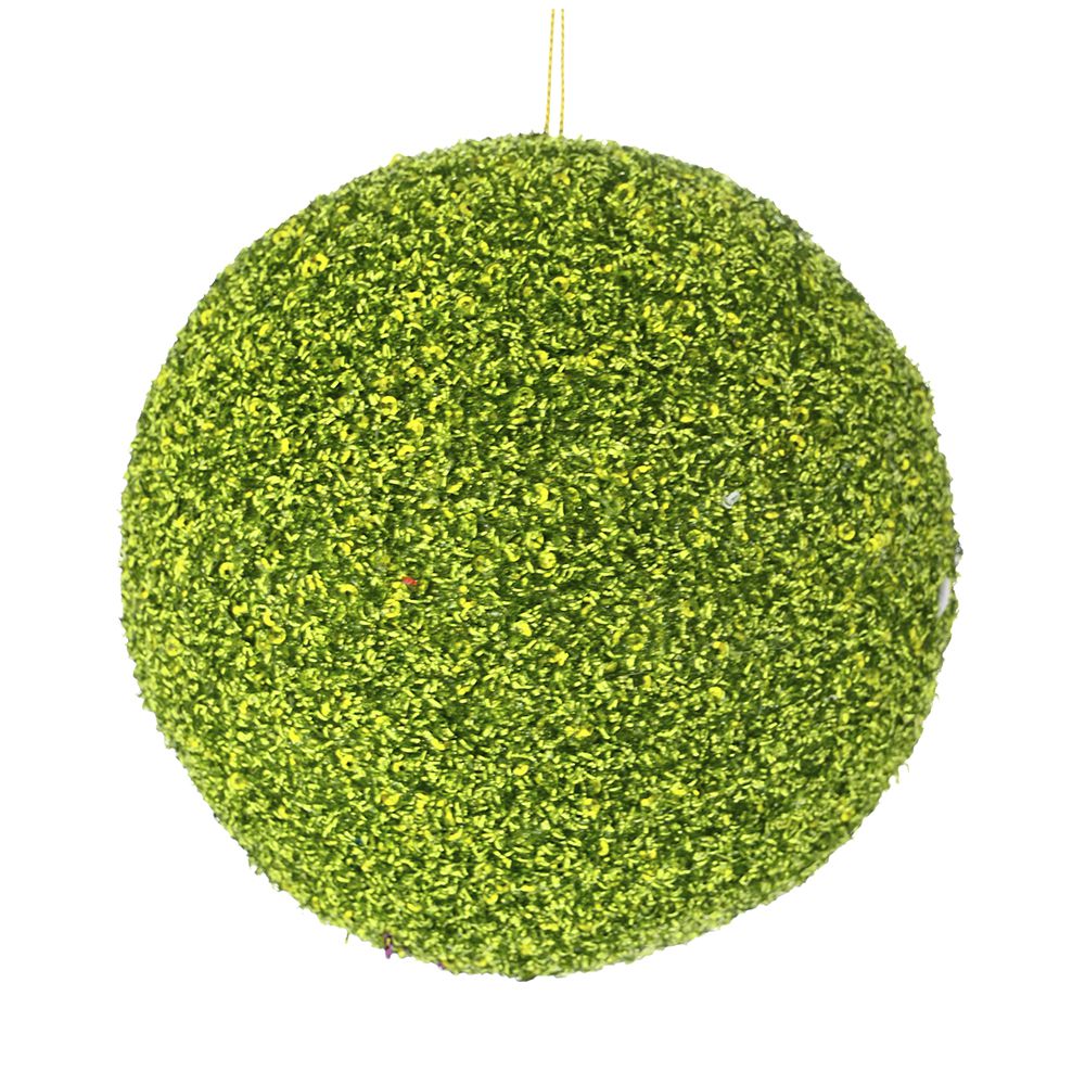 Iliadis - ΣΗΜΑΝΤΙΚΟ: Σε περίπτωση διαφοράς τιμής από το κατάστημα ισχύει παντα και μόνο η τιμή του καταστήματος Χριστουγεννιάτικη Μπάλα Polyfoam Λαχανί Glitter 10εκ. i