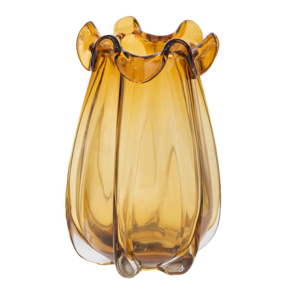 Διακοσμητικά Επιτραπέζια 24home - ΣΗΜΑΝΤΙΚΟ: Σε περίπτωση διαφοράς τιμής από το κατάστημα ισχύει παντα και μόνο η τιμή του καταστήματος Βάζο Γυάλινο Χρυσό 17x26εκ. iliadis 88774 (Υλικό: Γυαλί