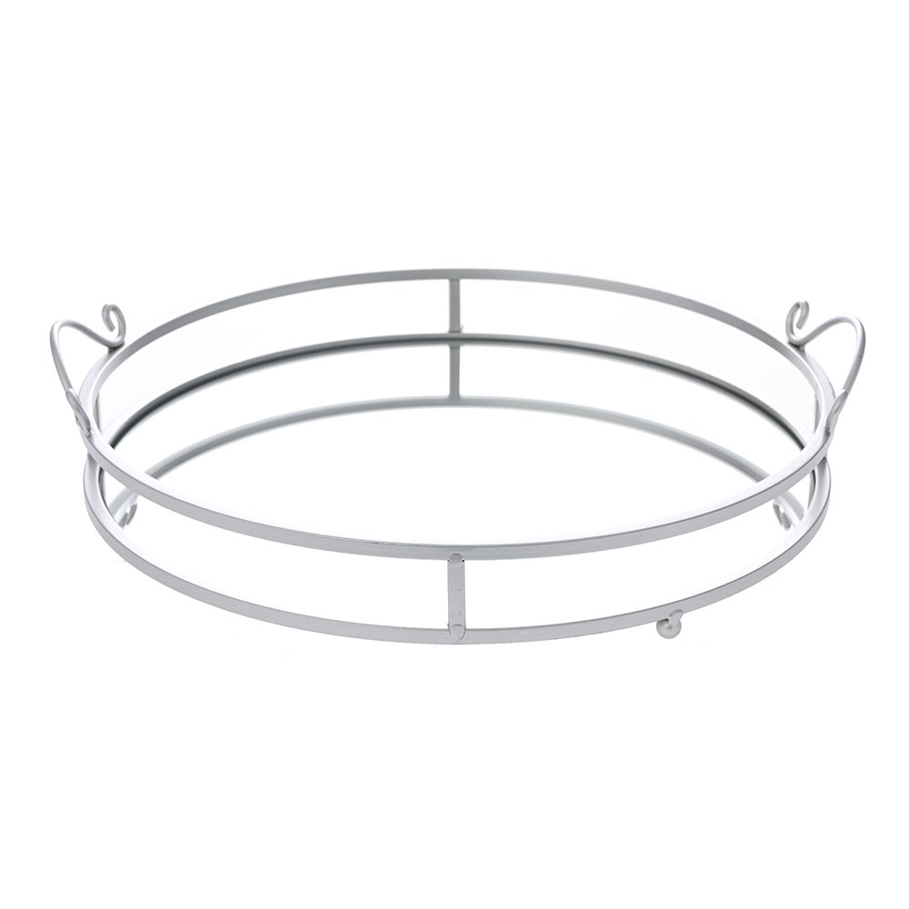 Iliadis - ΣΗΜΑΝΤΙΚΟ: Σε περίπτωση διαφοράς τιμής από το κατάστημα ισχύει παντα και μόνο η τιμή του καταστήματος Διακοσμητικός Δίσκος Μεταλλικός Ασημί Φ40x5εκ. iliadis