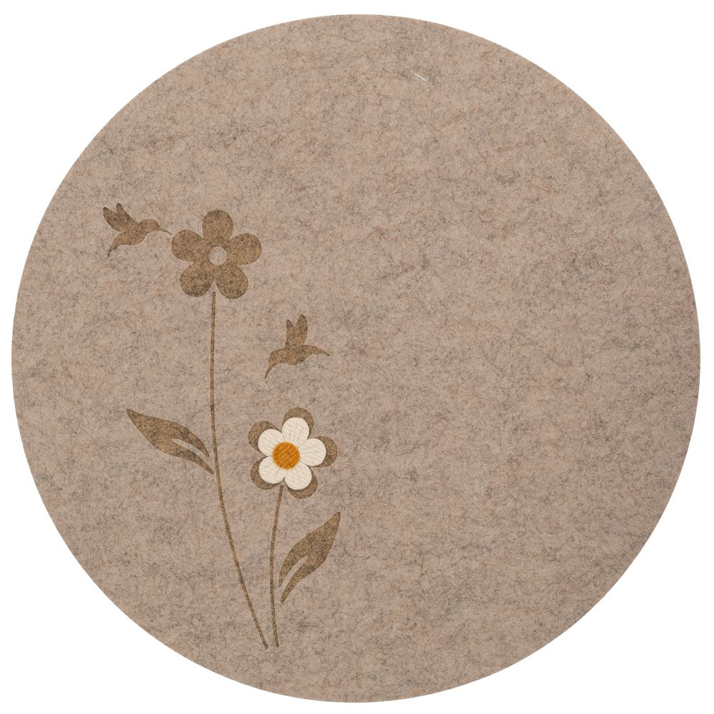 Iliadis - ΣΗΜΑΝΤΙΚΟ: Σε περίπτωση διαφοράς τιμής από το κατάστημα ισχύει παντα και μόνο η τιμή του καταστήματος Σουπλά Τσόχινο Μπεζ Με Σχέδιο Λουλούδι 38εκ. iliadis 89