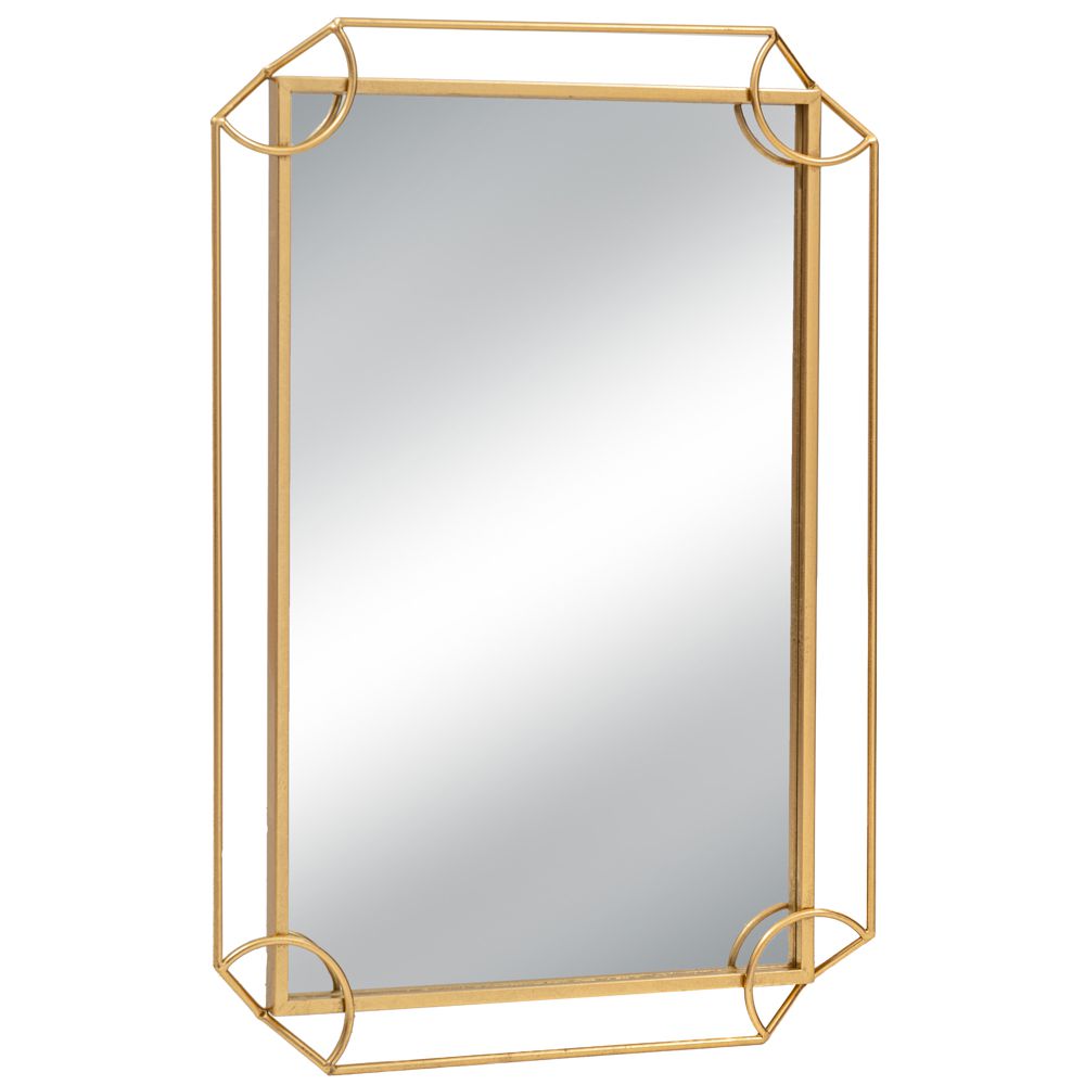 Καθρέπτης Τοίχου Μεταλλικός Χρυσός 60x4x90εκ. iliadis 8