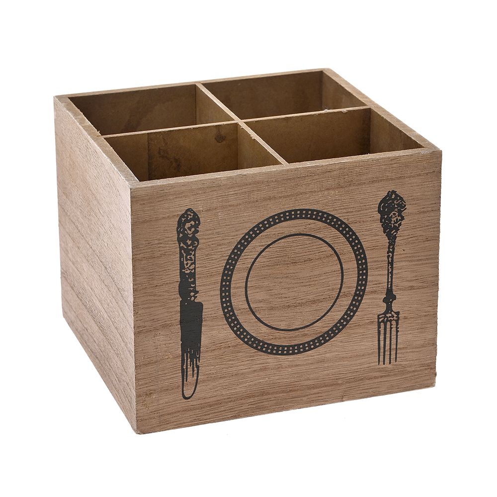 Iliadis Βάση Για Μαχαιροπήρουνα Ξύλινη 15x15x12εκ. iliadis 77554 (Υλικό: Ξύλο) - Iliadis - il_77554