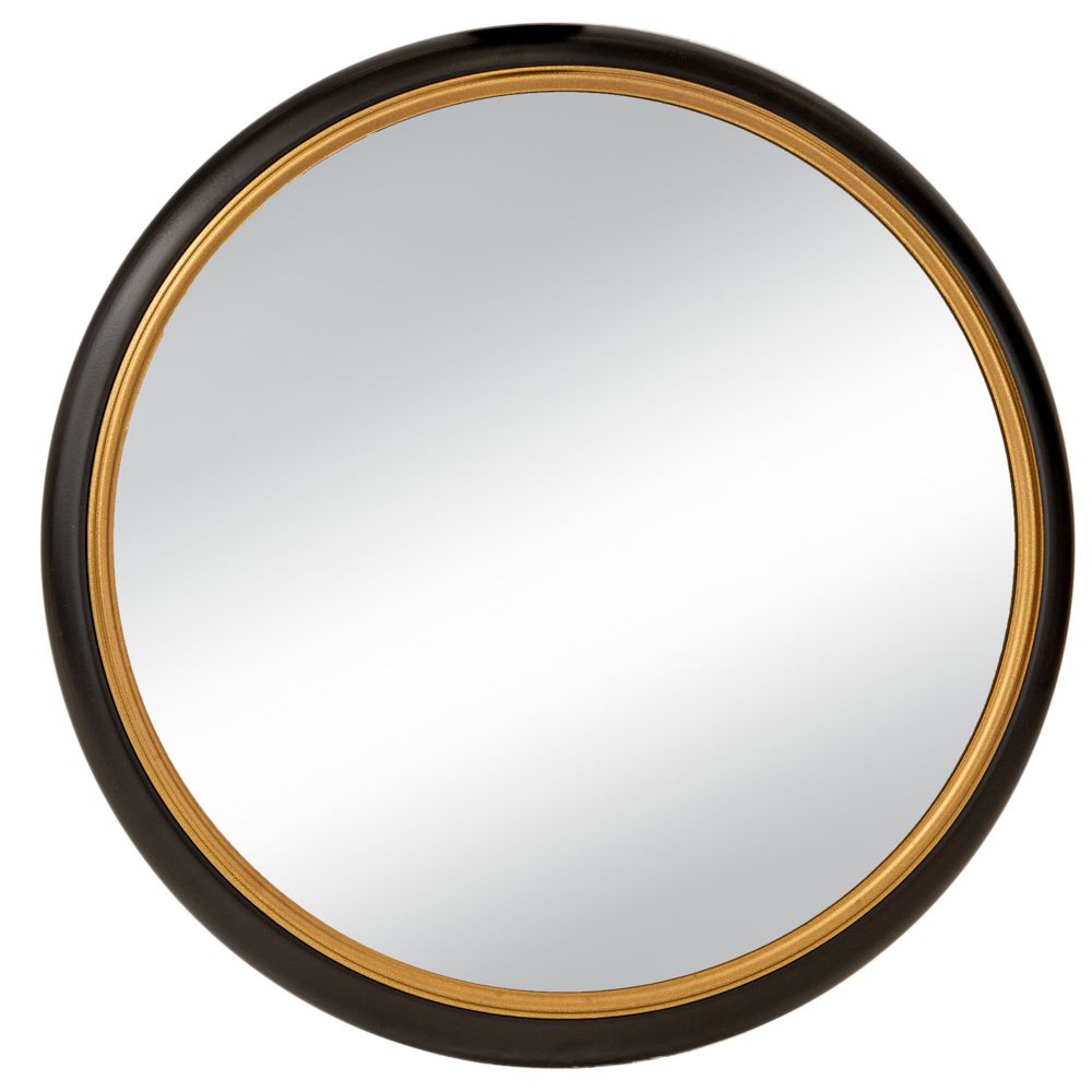 Καθρέπτης Τοίχου Μεταλλικός Μαύρος-Χρυσός 62x8εκ. iliad