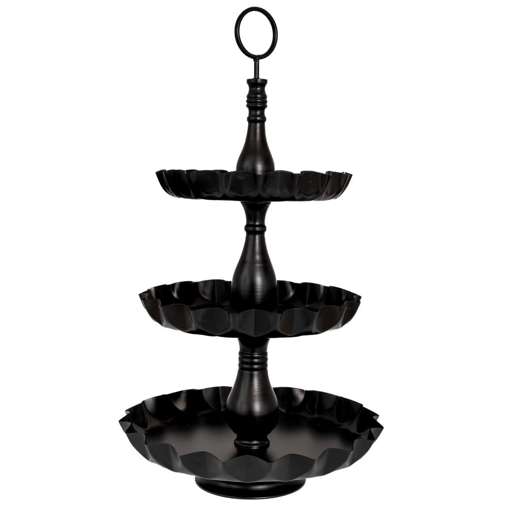 Iliadis - ΣΗΜΑΝΤΙΚΟ: Σε περίπτωση διαφοράς τιμής από το κατάστημα ισχύει παντα και μόνο η τιμή του καταστήματος Ορντερβιέρα 3 Όροφη Αλουμινίου Μαύρη 45-35-30x73εκ. ili