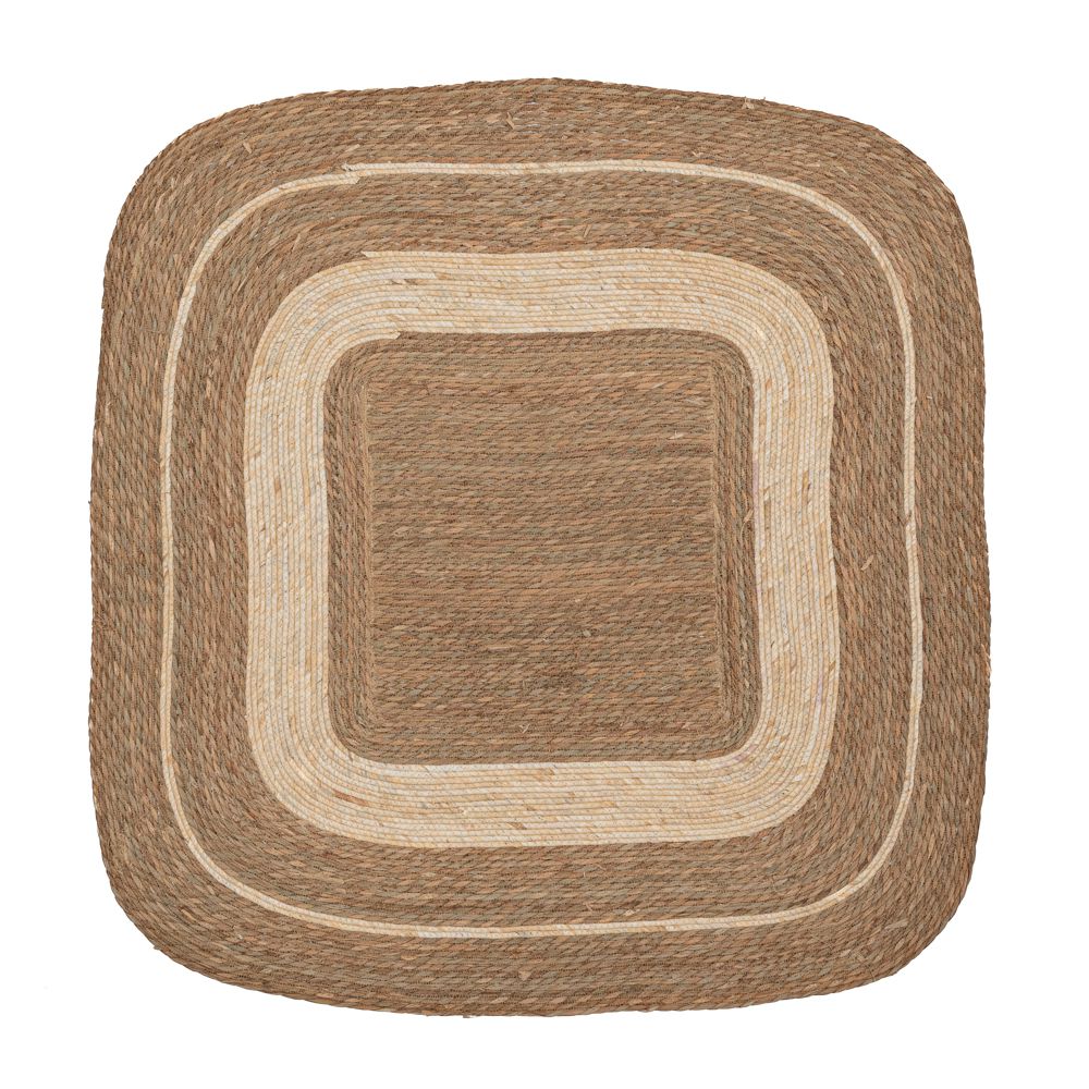 Iliadis - ΣΗΜΑΝΤΙΚΟ: Σε περίπτωση διαφοράς τιμής από το κατάστημα ισχύει παντα και μόνο η τιμή του καταστήματος Χαλί Jute-Βαμβακερό Boho Τετράγωνο 120x120εκ. Καφέ-Natu