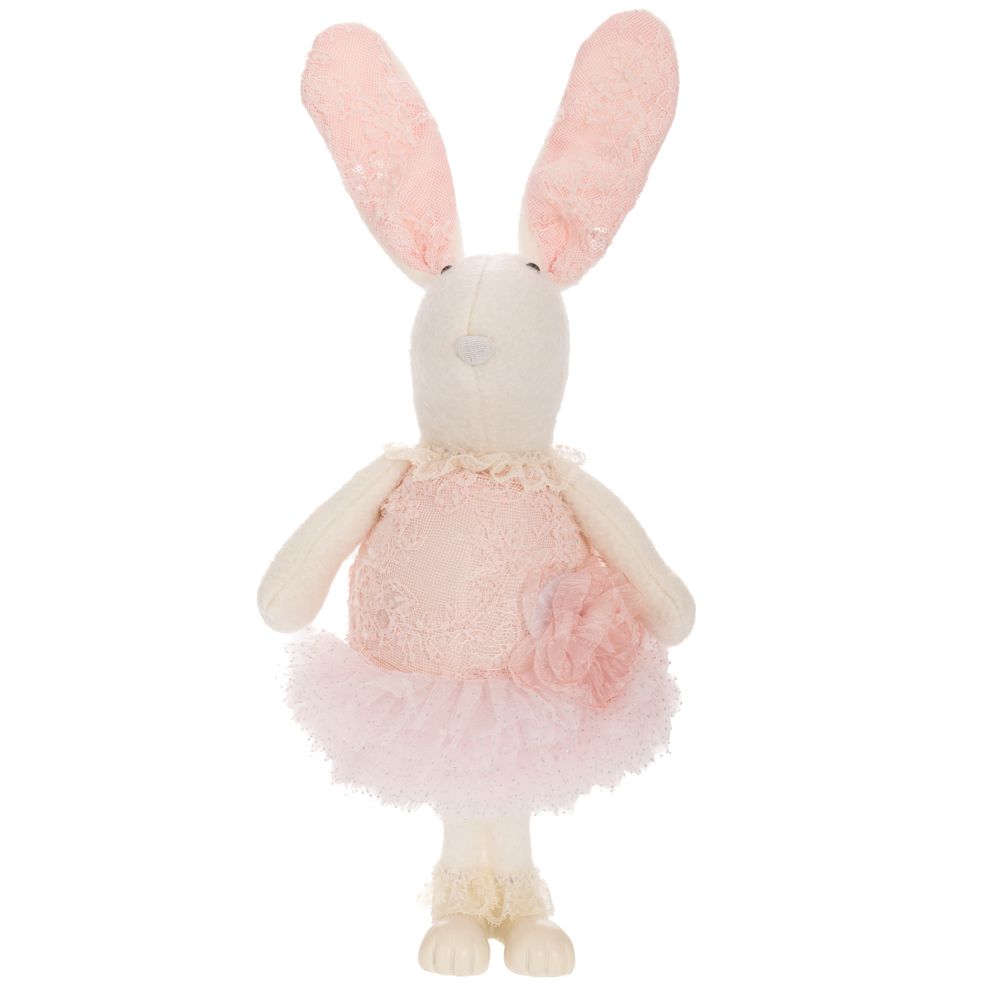 Λαγουδίνα Υφασμάτινη Ροζ Φόρεμα 24,5x22x47,5εκ. iliadis 89603 (Χρώμα: Λευκό) - Iliadis - il_89603