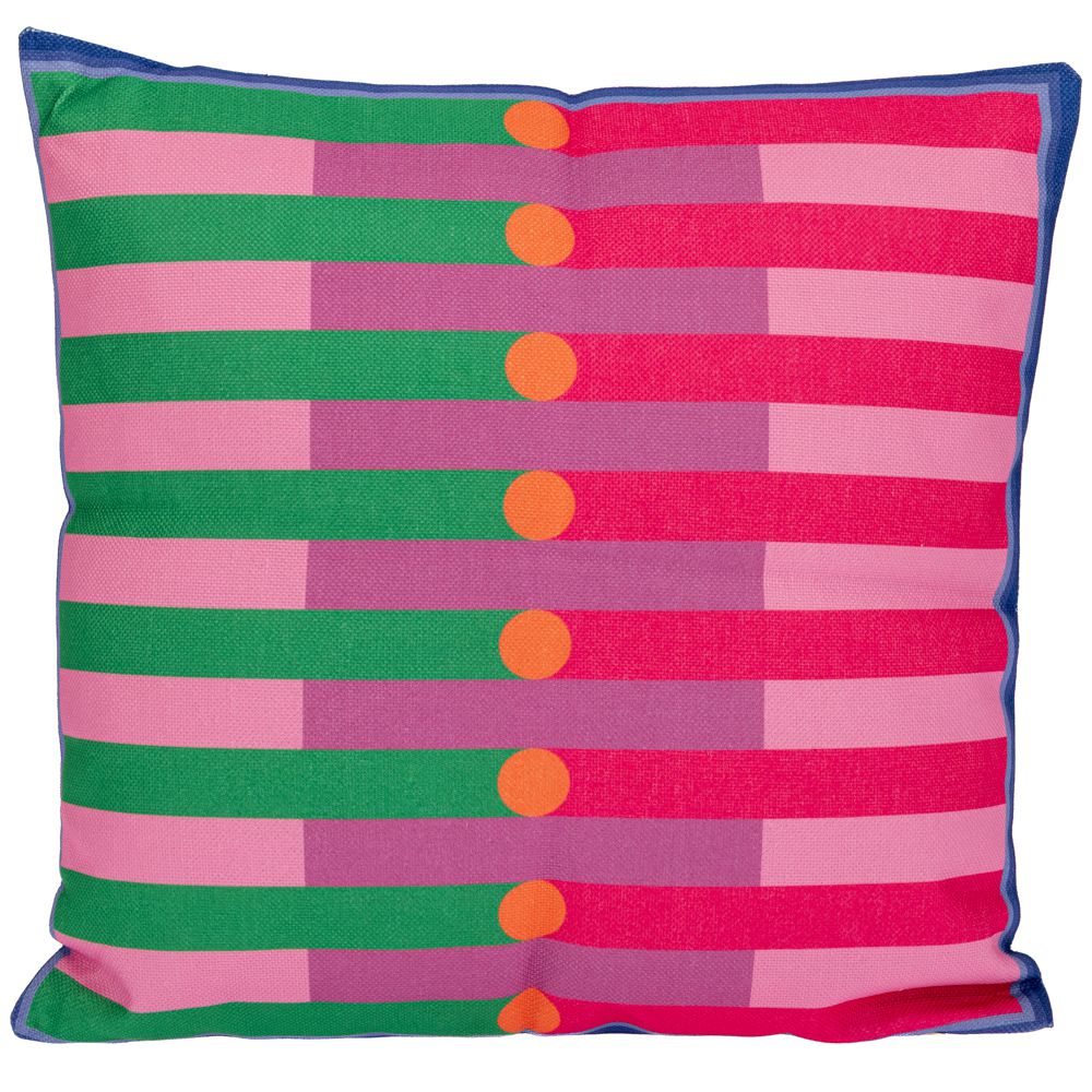 Iliadis Διακοσμητικό Μαξιλάρι Υφασμάτινο Με Χρωματιστές Ρίγες 43x43εκ. iliadis 90210 - Iliadis - il_90210