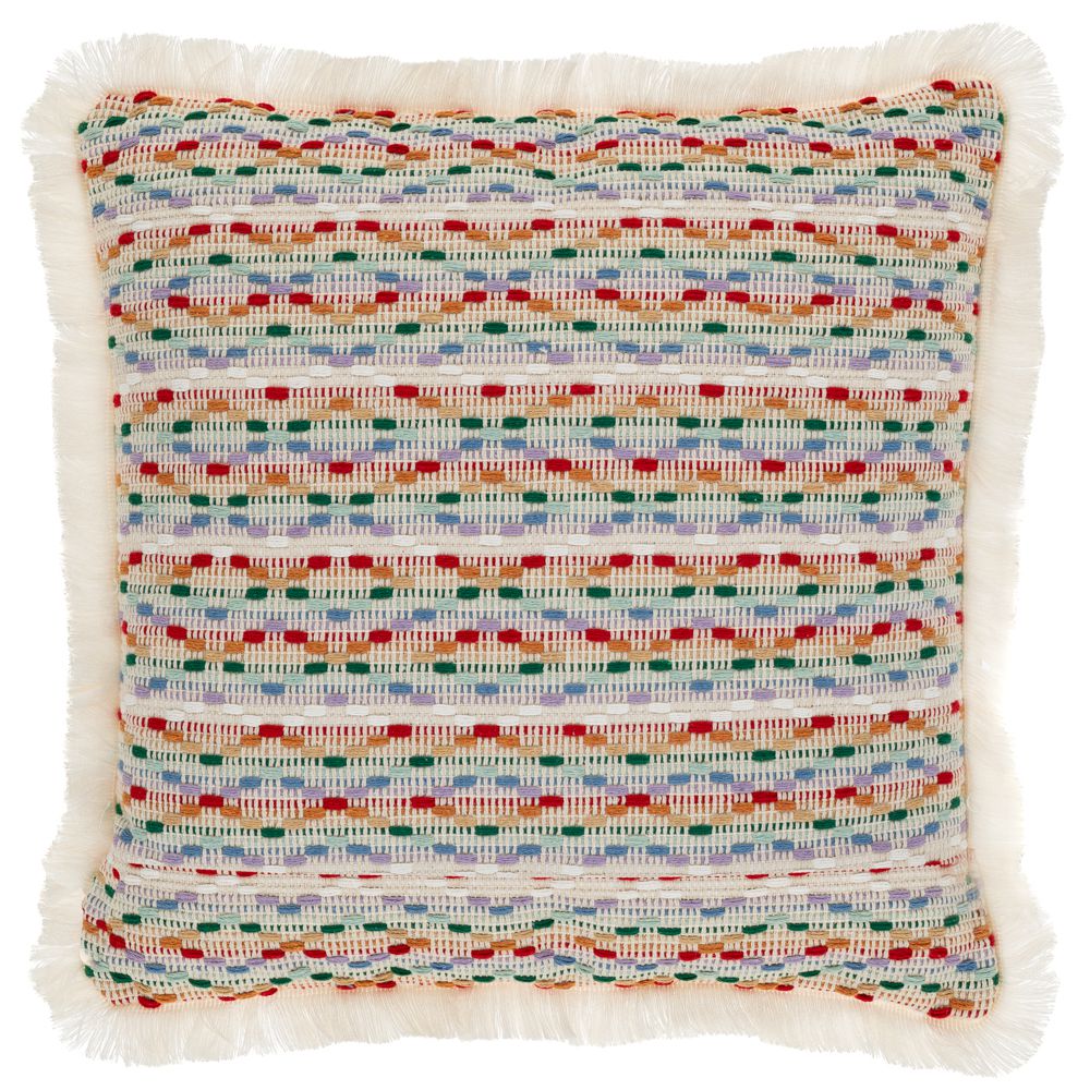 Διακοσμητικά Επιτραπέζια 24home - ΣΗΜΑΝΤΙΚΟ: Σε περίπτωση διαφοράς τιμής από το κατάστημα ισχύει παντα και μόνο η τιμή του καταστήματος Διακοσμητικό Μαξιλάρι Υφασμάτινο Polycotton Πολύχρωμο 4