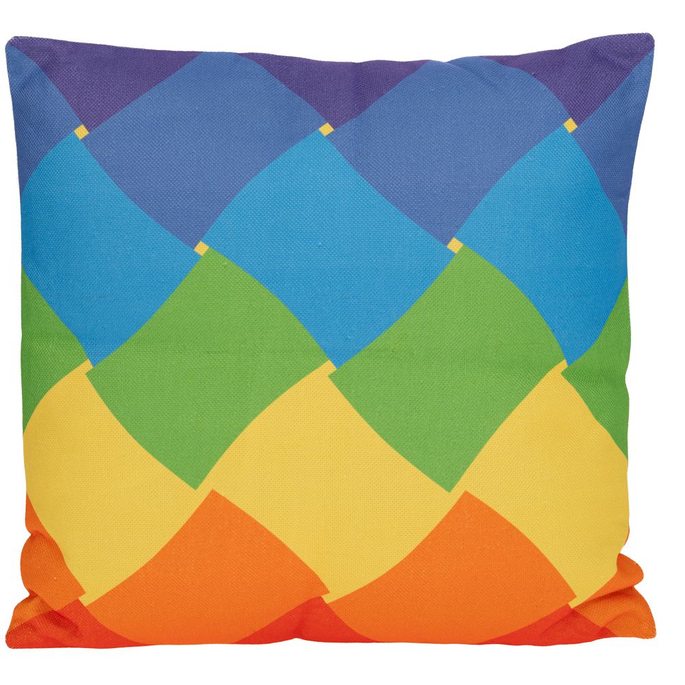 Διακοσμητικά Επιτραπέζια 24home - ΣΗΜΑΝΤΙΚΟ: Σε περίπτωση διαφοράς τιμής από το κατάστημα ισχύει παντα και μόνο η τιμή του καταστήματος Διακοσμητικό Μαξιλάρι Υφασμάτινο Με Χρωματιστά Σχέδια 4