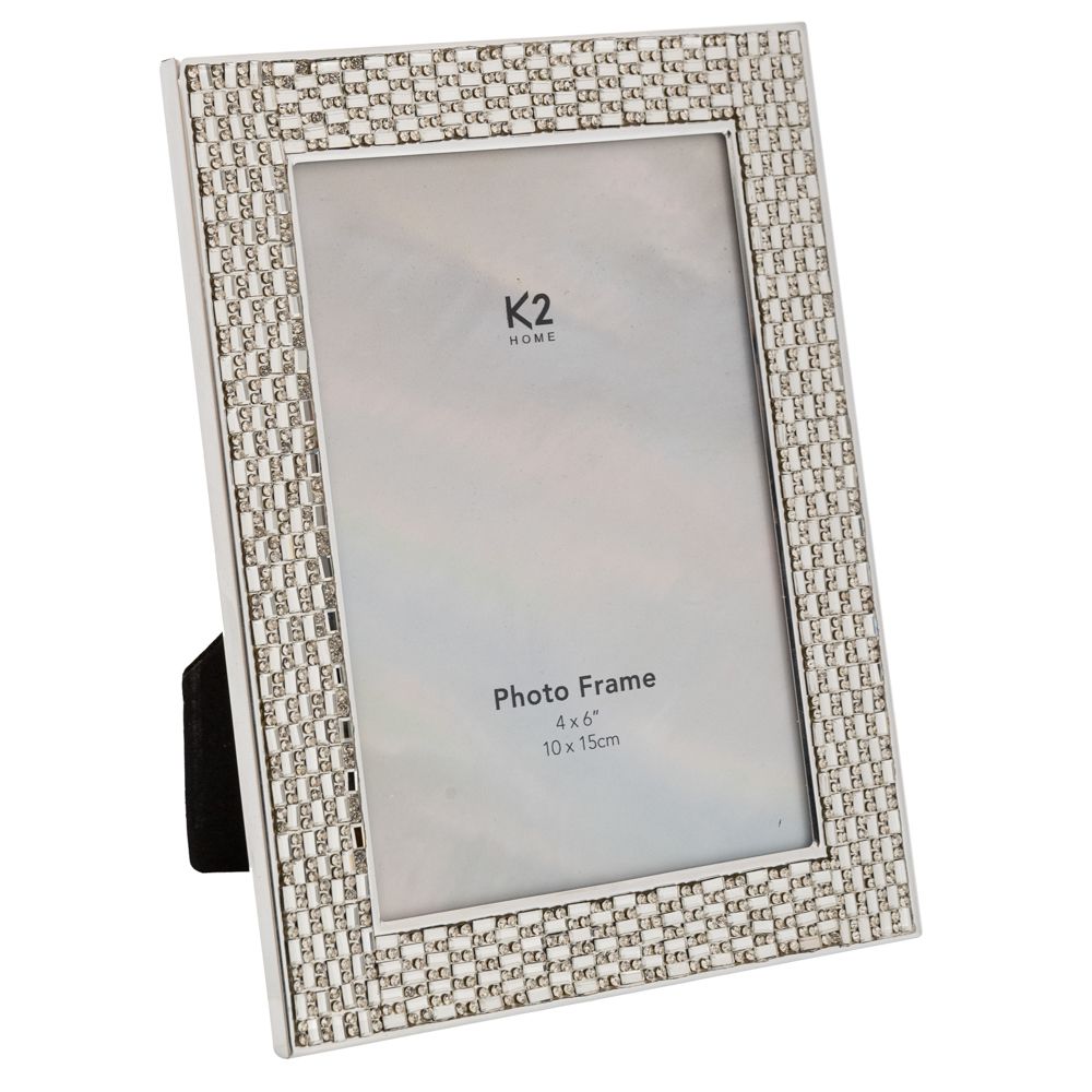 Κορνίζες 24home - ΣΗΜΑΝΤΙΚΟ: Σε περίπτωση διαφοράς τιμής από το κατάστημα ισχύει παντα και μόνο η τιμή του καταστήματος Κορνίζα Μεταλλική Ασημί 10x15εκ. iliadis 89391 (Υλικό: