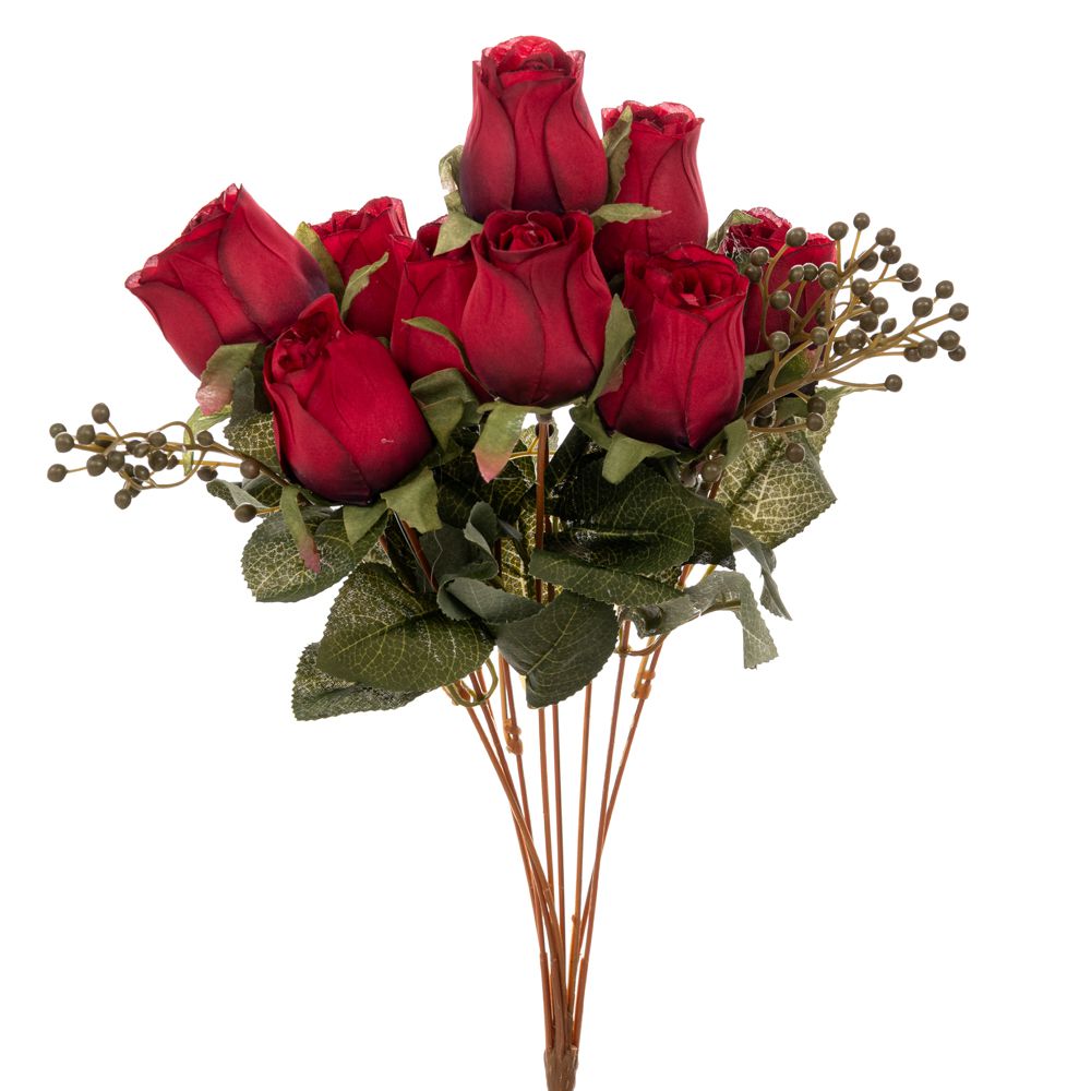 Μπουκέτο Με 9 Τριαντάφυλλα Κόκκινα 50εκ. iliadis 90245 