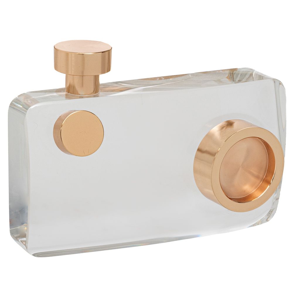 Διακοσμητικά Επιτραπέζια 24home - ΣΗΜΑΝΤΙΚΟ: Σε περίπτωση διαφοράς τιμής από το κατάστημα ισχύει παντα και μόνο η τιμή του καταστήματος Διακοσμητική Φωτογραφική Μηχανή Κρυστάλλινη Διάφανη-Χρυ