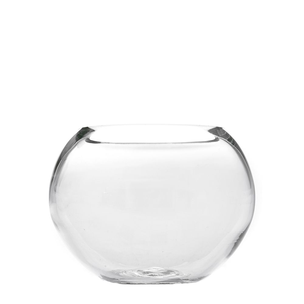 Διακοσμητικά Επιτραπέζια 24home - ΣΗΜΑΝΤΙΚΟ: Σε περίπτωση διαφοράς τιμής από το κατάστημα ισχύει παντα και μόνο η τιμή του καταστήματος Βάζο Γυάλινο Στρογγυλό Διάφανο 20x17εκ. iliadis 89255 (