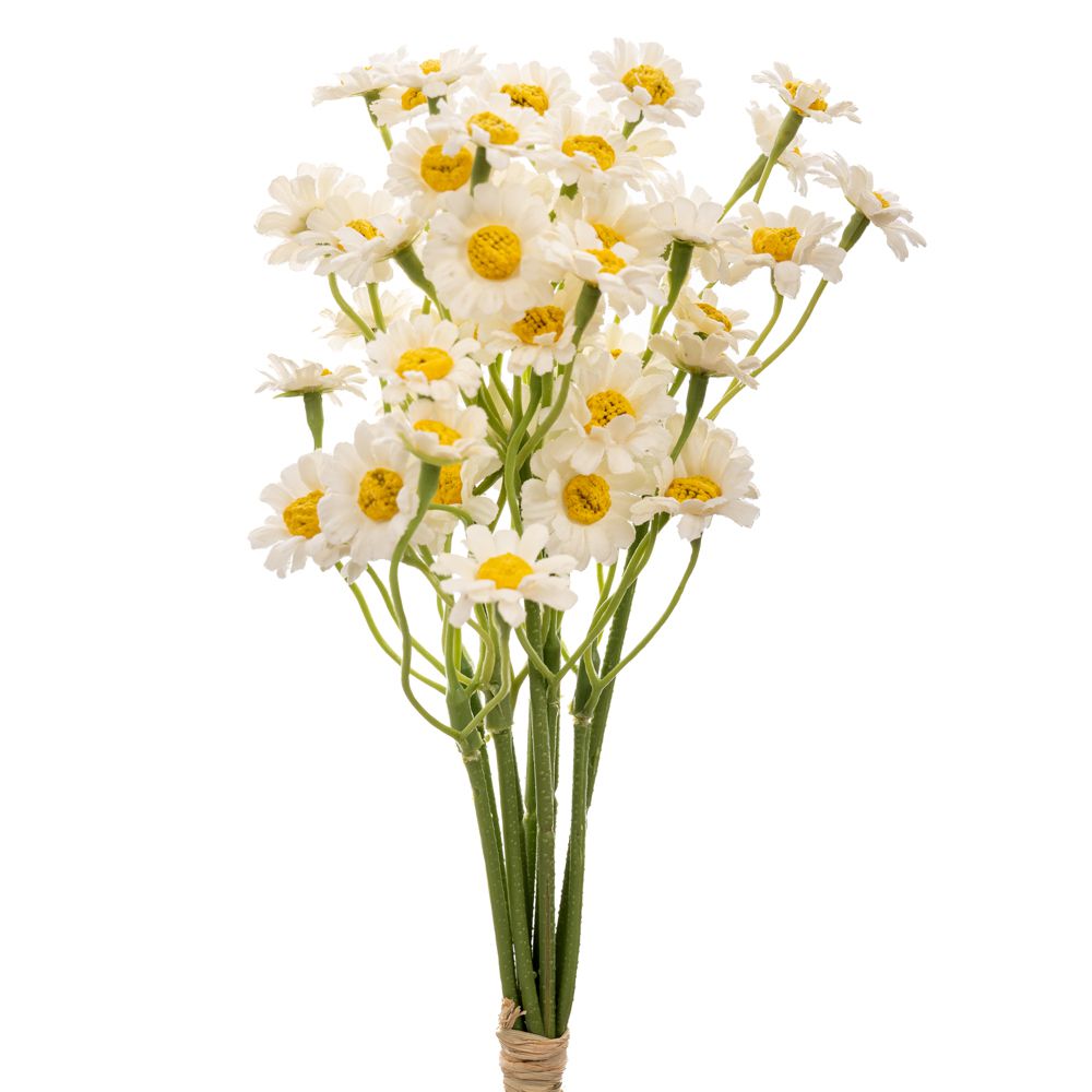 Μπουκέτο Με Μαργαρίτες Λευκές 27εκ. iliadis 90476 (Σετ 