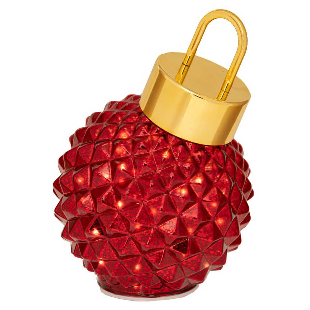 Iliadis - ΣΗΜΑΝΤΙΚΟ: Σε περίπτωση διαφοράς τιμής από το κατάστημα ισχύει παντα και μόνο η τιμή του καταστήματος Διακοσμητική Χριστουγεννιάτικη Μπάλα Γυάλινη Κόκκινη Πε