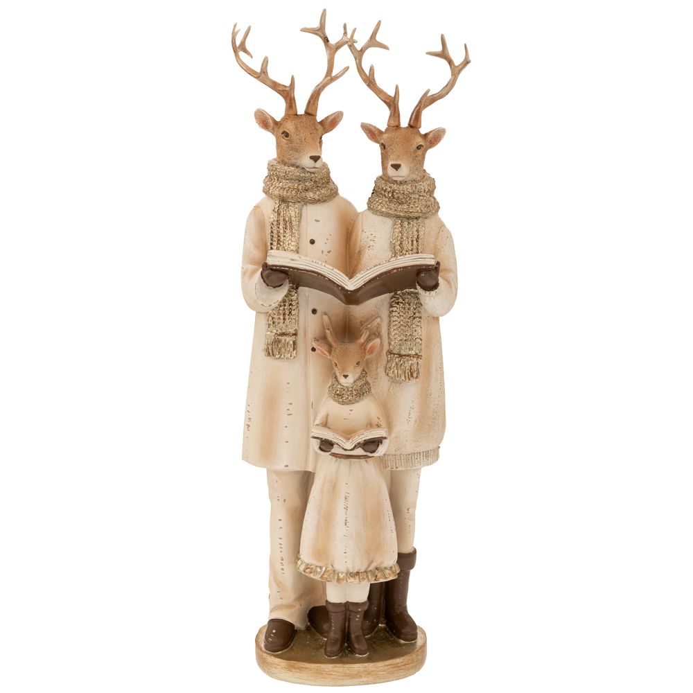 Χριστουγενιάτικη Διακοσμητική Οικογένεια Ταράνδων Χοροδ