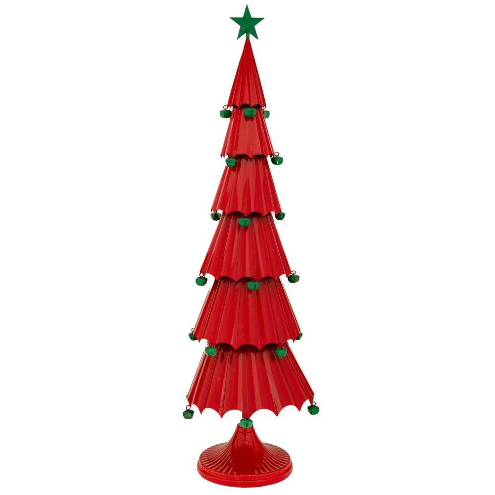 Iliadis - ΣΗΜΑΝΤΙΚΟ: Σε περίπτωση διαφοράς τιμής από το κατάστημα ισχύει παντα και μόνο η τιμή του καταστήματος Χριστουγεννιάτικο Δέντρο Μεταλλικό Κόκκινο-Πράσινο 28,5