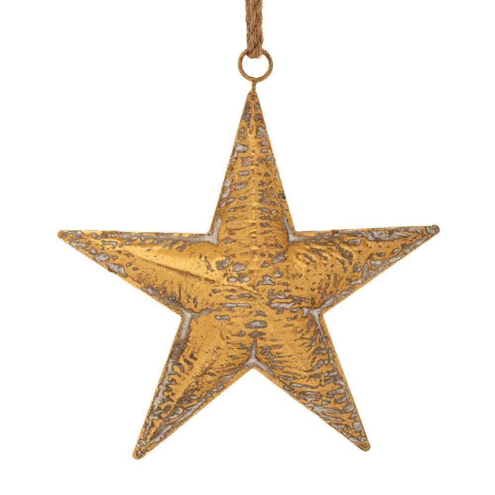 Iliadis Χριστουγεννιάτικο Κρεμαστό Διακοσμητικό Αστέρι Μεταλλικό Χρυσό 25,5x5x27,5εκ. iliadis 90846 (Υλικό: Μεταλλικό, Χρώμα: Χρυσό ) - Iliadis - il_90846