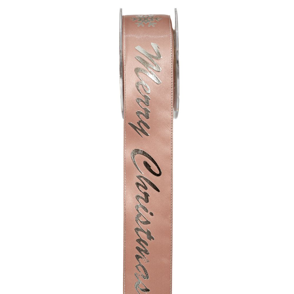 Iliadis - ΣΗΜΑΝΤΙΚΟ: Σε περίπτωση διαφοράς τιμής από το κατάστημα ισχύει παντα και μόνο η τιμή του καταστήματος Χριστουγεννιάτικη Κορδέλα Σατέν Merry Xmas 3,8εκ.-9μ. N