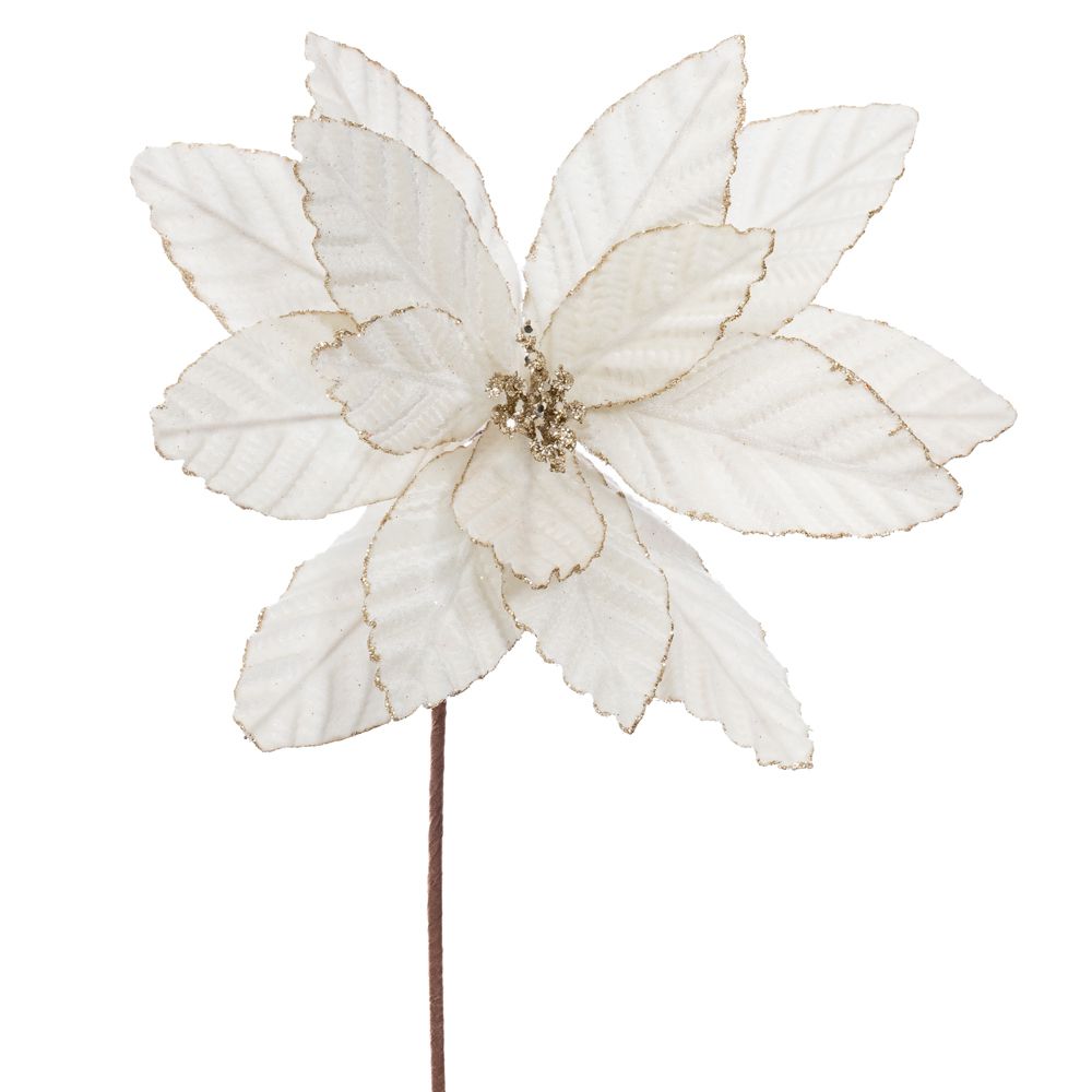 Iliadis - ΣΗΜΑΝΤΙΚΟ: Σε περίπτωση διαφοράς τιμής από το κατάστημα ισχύει παντα και μόνο η τιμή του καταστήματος Χριστουγεννιάτικο Κλαδί Αλεξανδρινό Βελούδινο Ιβουάρ 60