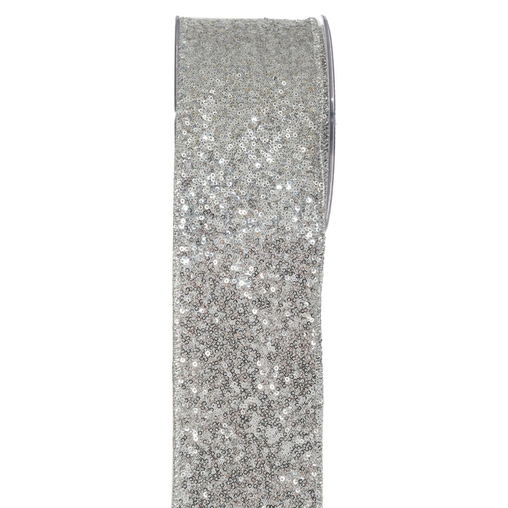 Iliadis - ΣΗΜΑΝΤΙΚΟ: Σε περίπτωση διαφοράς τιμής από το κατάστημα ισχύει παντα και μόνο η τιμή του καταστήματος Χριστουγεννιάτικη Κορδέλα Shiny Rings 6,7εκ.-4,5μ. Ασημ