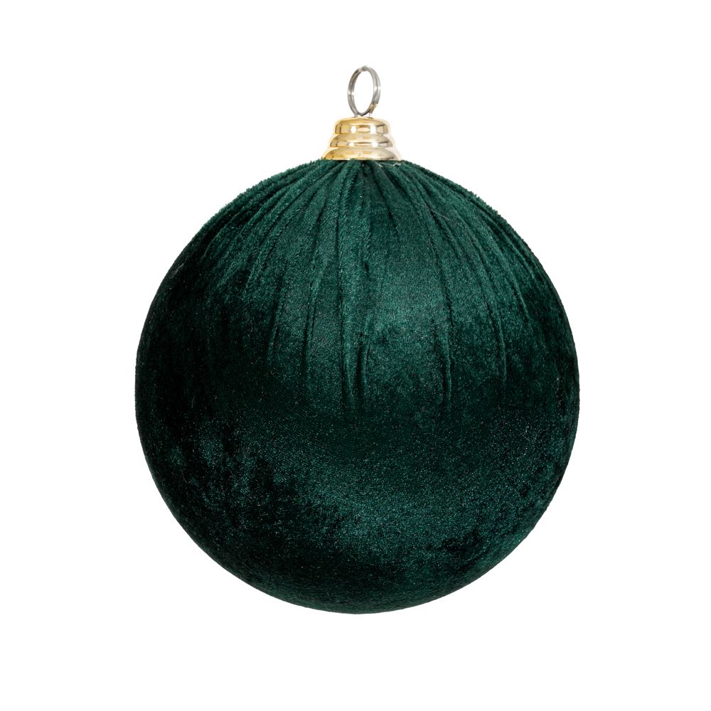 Χριστουγεννιάτικη Μπάλα Βελούδινη Κυπαρισσί 12εκ. iliad