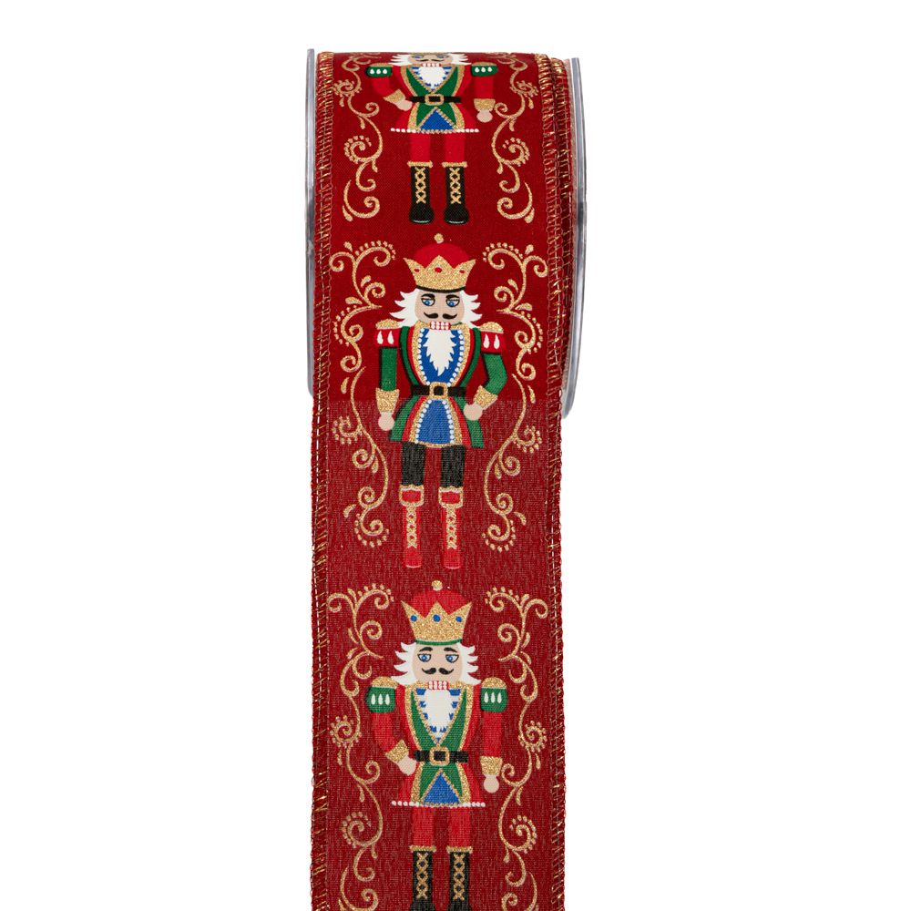 Iliadis - ΣΗΜΑΝΤΙΚΟ: Σε περίπτωση διαφοράς τιμής από το κατάστημα ισχύει παντα και μόνο η τιμή του καταστήματος Χριστουγεννιάτικη Κορδέλα Casse Noisette 6,7εκ.-9μ. Κόκ