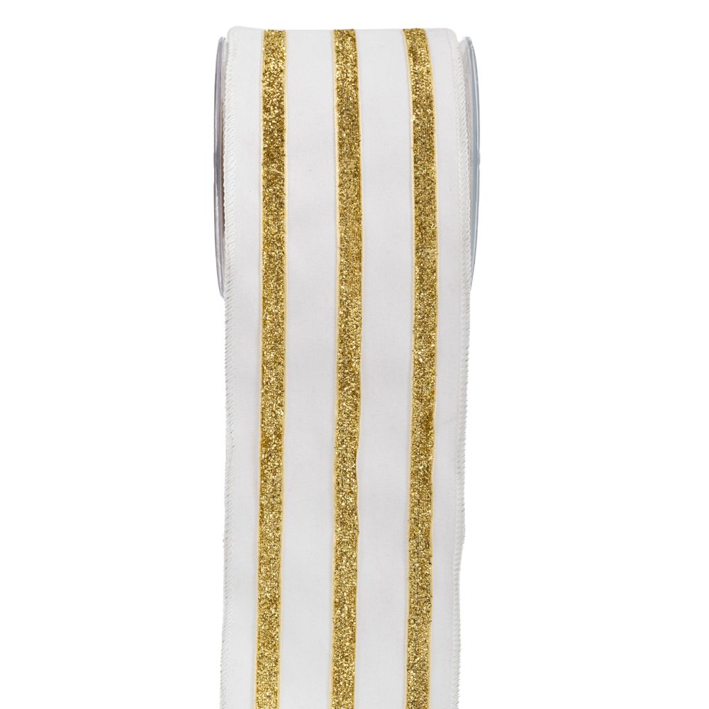 Iliadis - ΣΗΜΑΝΤΙΚΟ: Σε περίπτωση διαφοράς τιμής από το κατάστημα ισχύει παντα και μόνο η τιμή του καταστήματος Χριστουγεννιάτικη Κορδέλα Βελουτέ Lined 10εκ.-4,5μ. Λευ