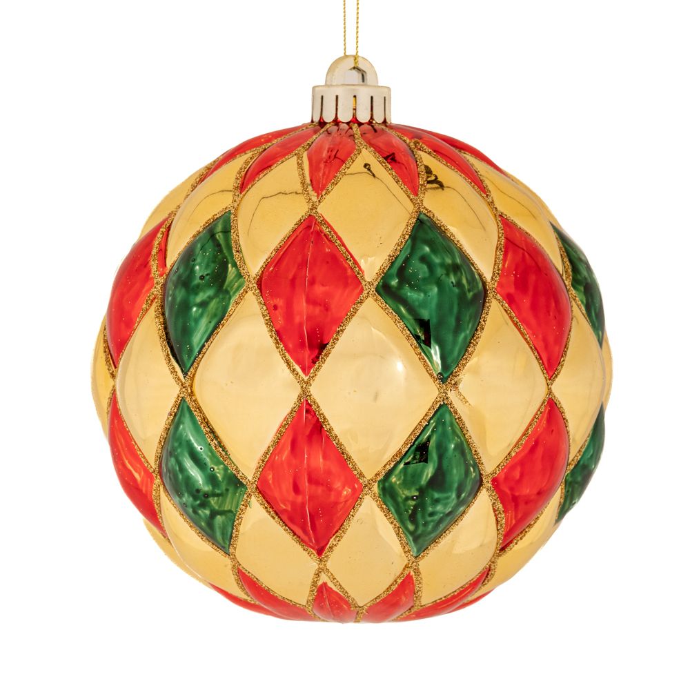 Χριστουγεννιάτικα είδη 24home - ΣΗΜΑΝΤΙΚΟ: Σε περίπτωση διαφοράς τιμής από το κατάστημα ισχύει παντα και μόνο η τιμή του καταστήματος Χριστουγεννιάτικη Μπάλα Πλαστική Γυαλιστερή Με Σχέδια 1