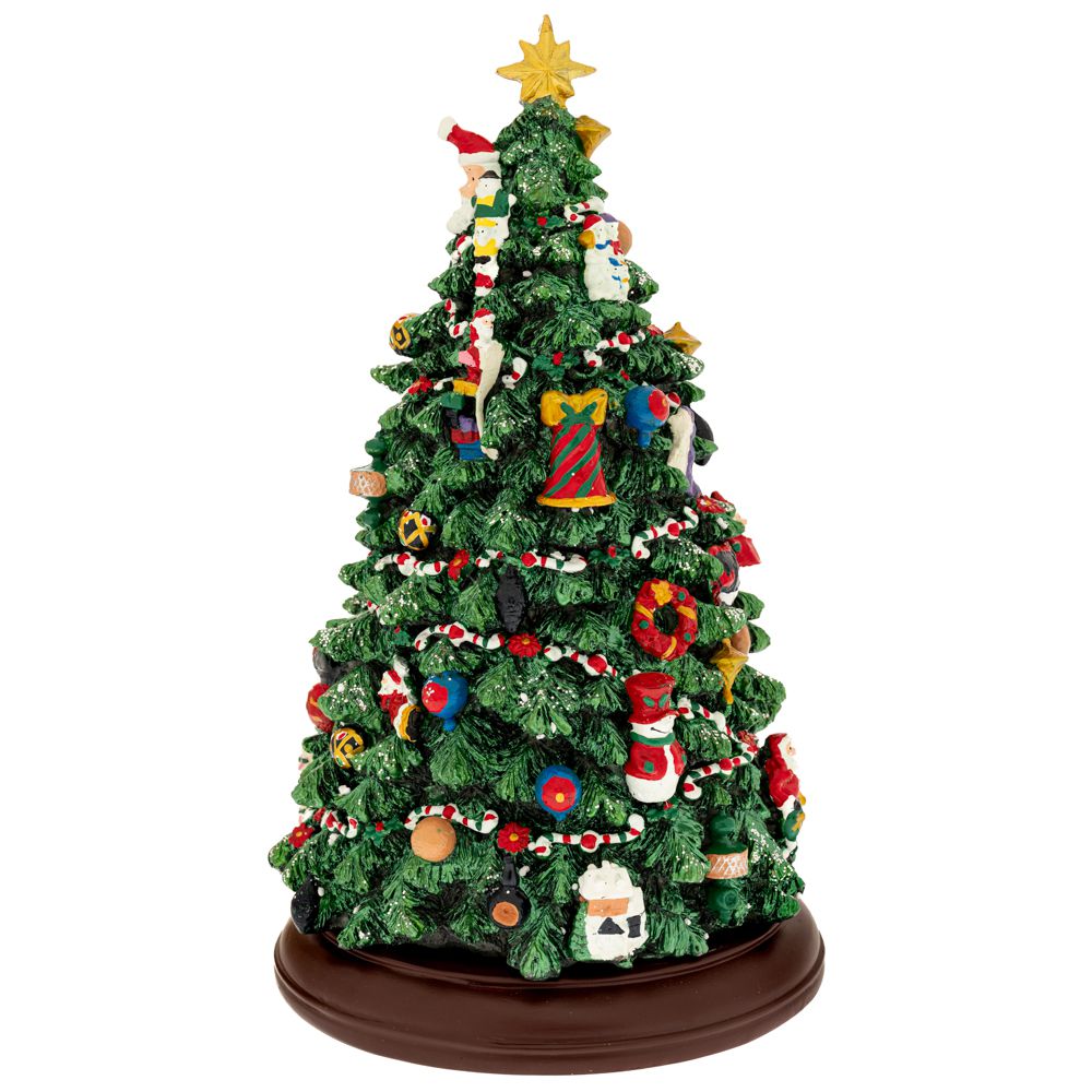 Χριστουγεννιάτικο Διακοσμητικό Δέντρο Polyresin Κουρδισ