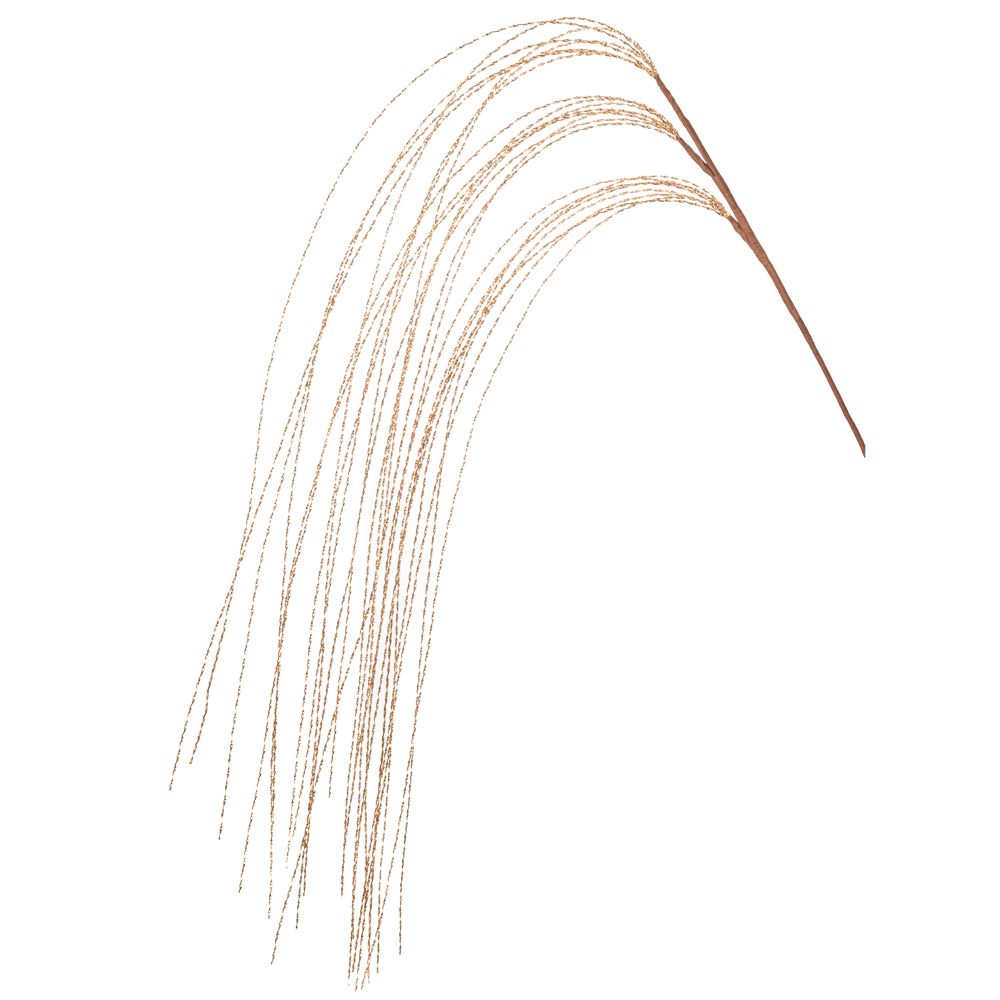 Iliadis Χριστουγεννιάτικο Κλαδί Κρεμαστό Μεταλλιζέ Σαμπανί 120εκ. iliadis 90678 (Σετ 6 Τεμάχια) (Χρώμα: Σαμπανί) - Iliadis - il_90678