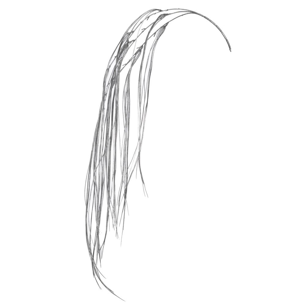 Iliadis Χριστουγεννιάτικο Κλαδί Κρεμαστό Ασημί 120εκ. iliadis 90374 (Σετ 6 Τεμάχια) (Χρώμα: Ασημί ) - Iliadis - il_90374