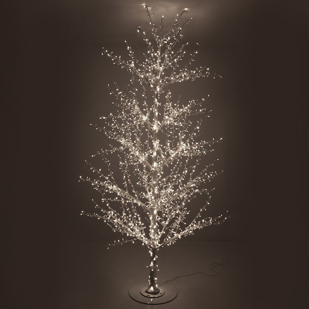 Χριστουγεννιάτικα είδη 24home - ΣΗΜΑΝΤΙΚΟ: Σε περίπτωση διαφοράς τιμής από το κατάστημα ισχύει παντα και μόνο η τιμή του καταστήματος Χριστουγεννιάτικο Δέντρο Λευκό 280εκ. Φωτιζόμενο Με 153