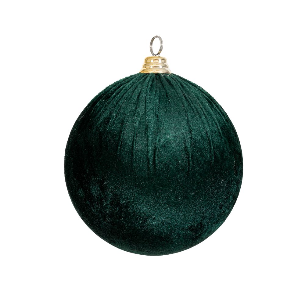 Χριστουγεννιάτικη Μπάλα Βελούδινη Κυπαρισσί 10εκ. iliad
