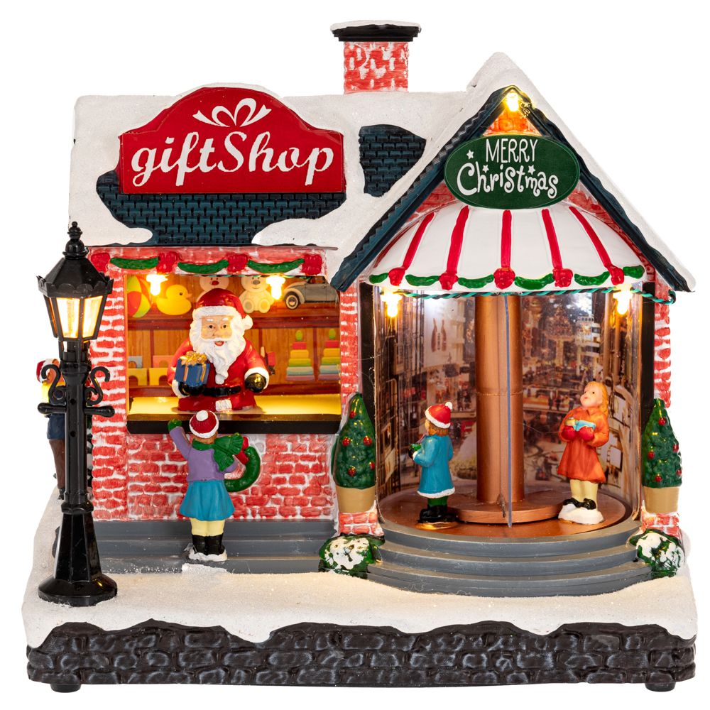 Χριστουγεννιάτικη Παράσταση Polyresin-Πλαστικό Με Φως-Μουσική & Κίνηση Toy Store 22x14x21εκ. iliadis 90746 (Υλικό: Πλαστικό) - Iliadis - il_90746