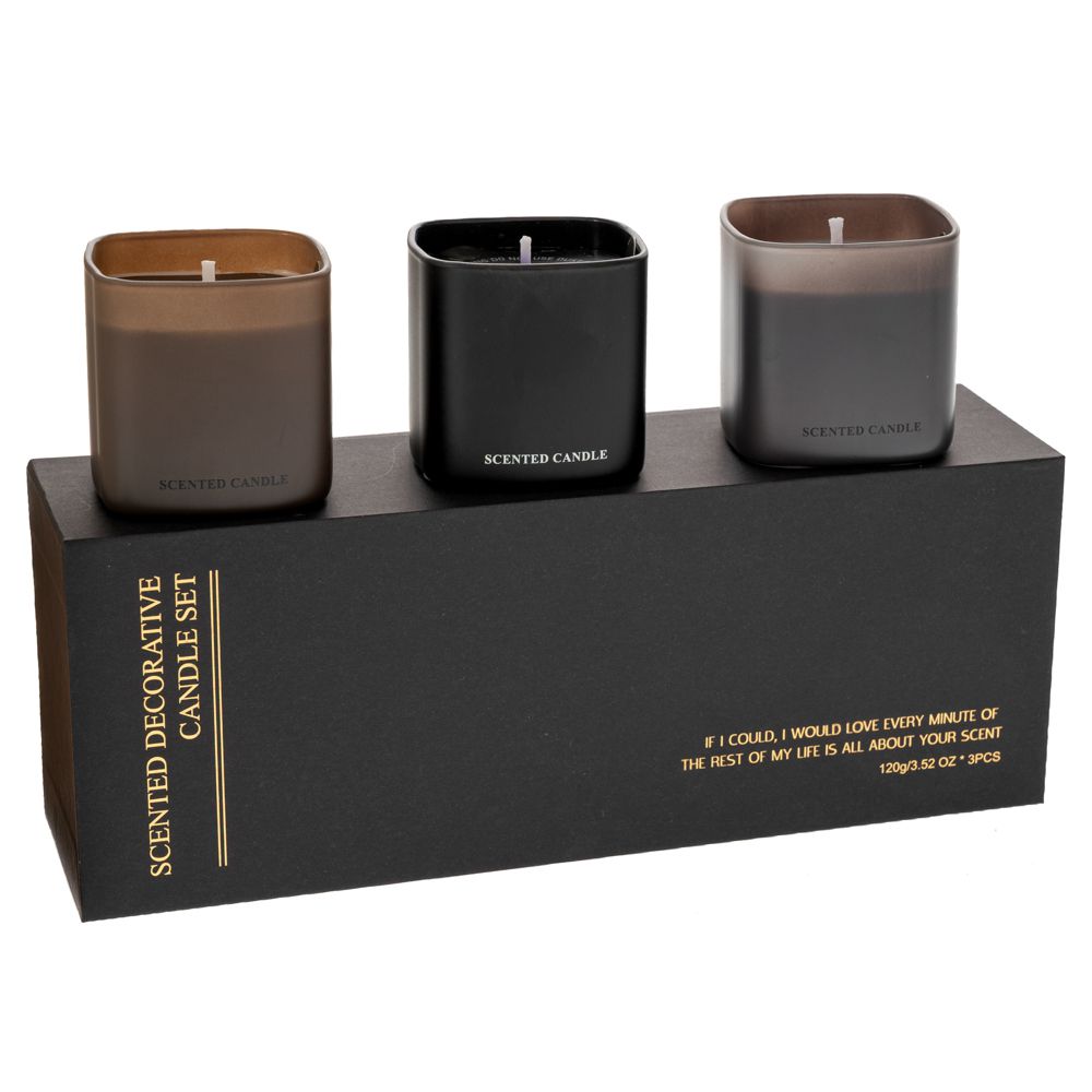 Σετ 3τμχ Αρωματικά Κεριά 120g Σε Συσκευασία Πολυτελείας iliadis 91534 - Iliadis - il_91534