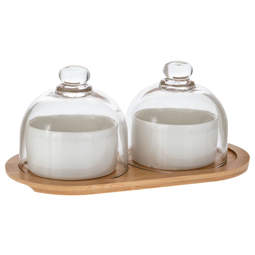 Iliadis - ΣΗΜΑΝΤΙΚΟ: Σε περίπτωση διαφοράς τιμής από το κατάστημα ισχύει παντα και μόνο η τιμή του καταστήματος Σετ Μπωλάκι-Ντιπ Σερβιρίσματος Κεραμικά Με Bάση Bamboo