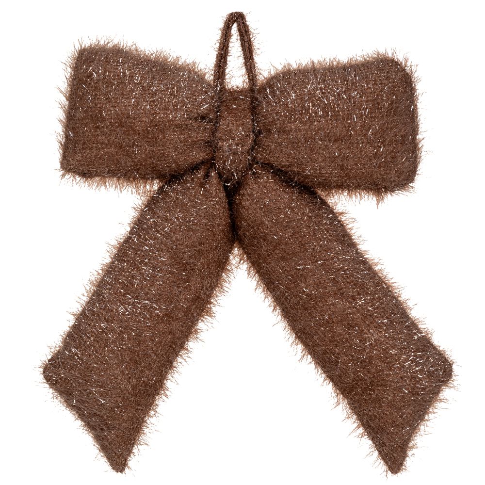 Χριστουγεννιάτικος Διακοσμητικός Φιόγκος Κρεμαστός Χνου