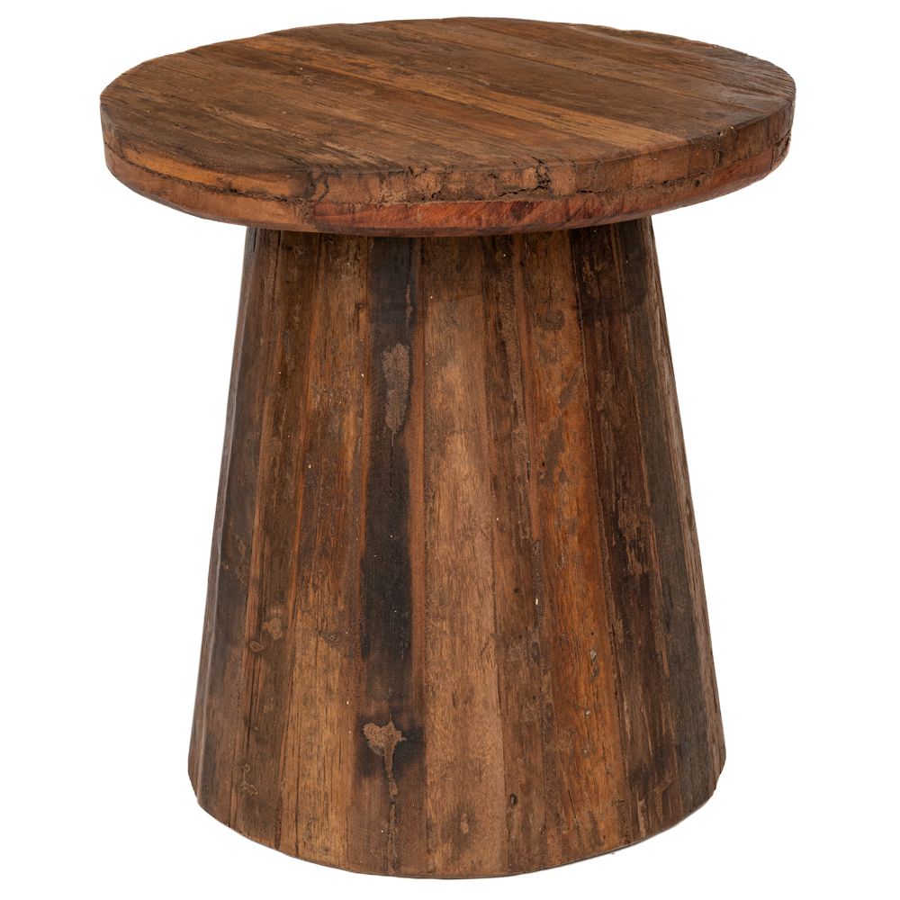 Τραπεζάκι Βοηθητικό Σαλονιού Ξύλινο Καφέ iliadis 46x46x