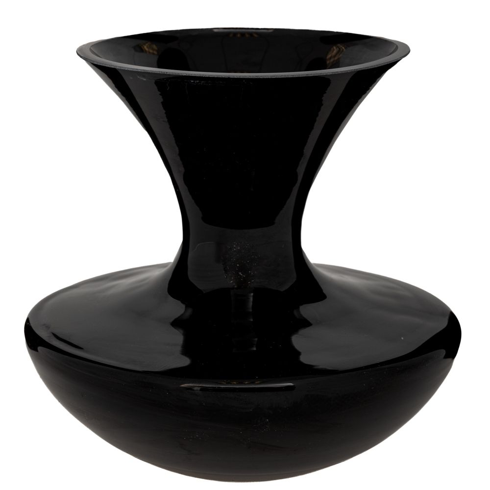 Βάζο Γυάλινο Μαύρο 20x20εκ. iliadis 91986 (Υλικό: Γυαλί