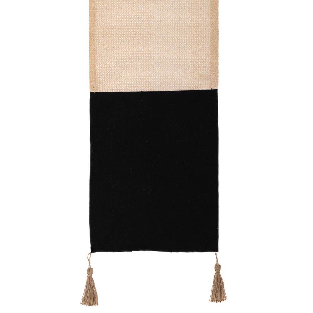 Runner Υφασμάτινο Μαύρο-Κρεμ 32x150εκ. iliadis 91739 (Χρώμα: Μαύρο) - Iliadis - il_91739