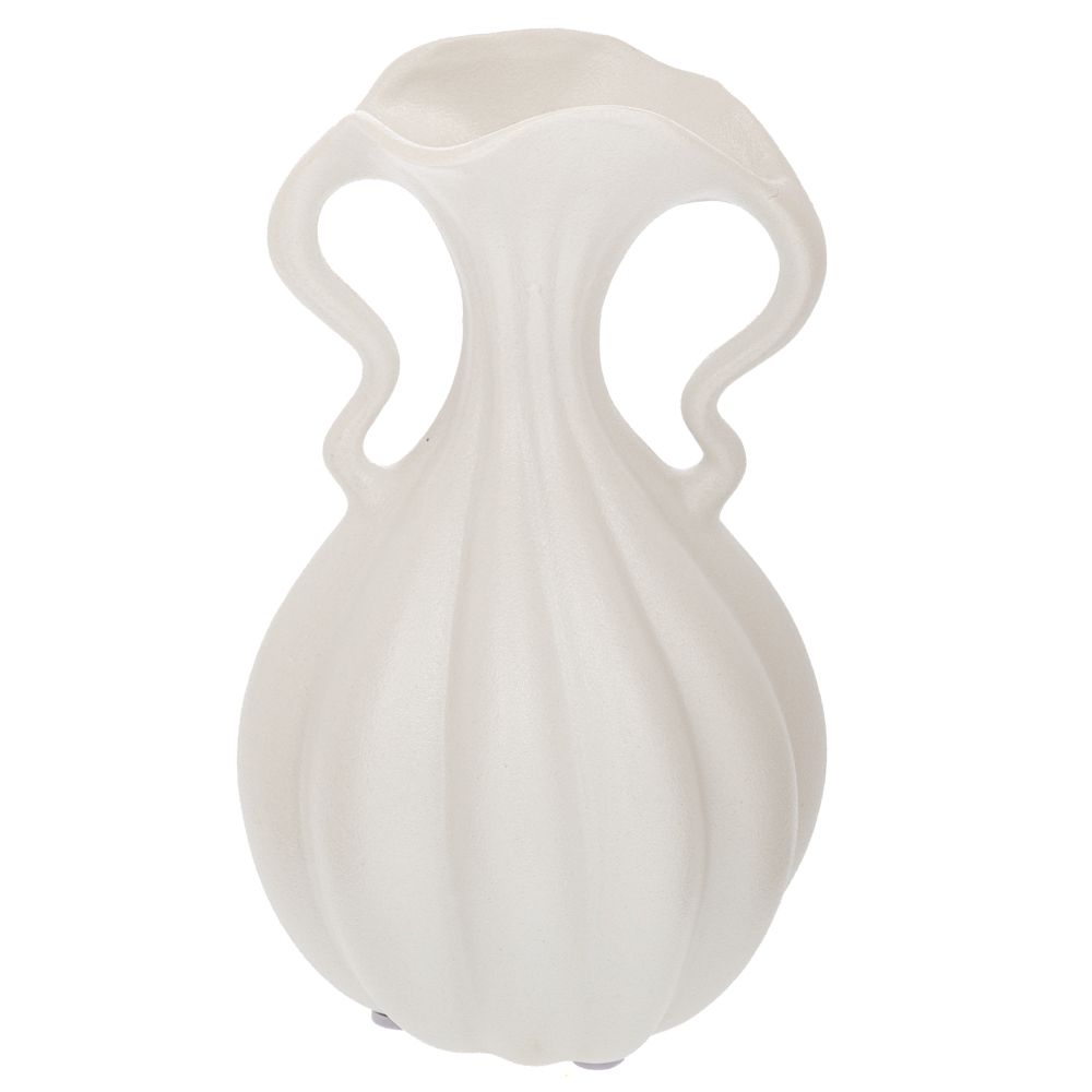 Βάζο Κεραμικό Λευκό 14,5x14x24εκ. iliadis 91528 (Υλικό: