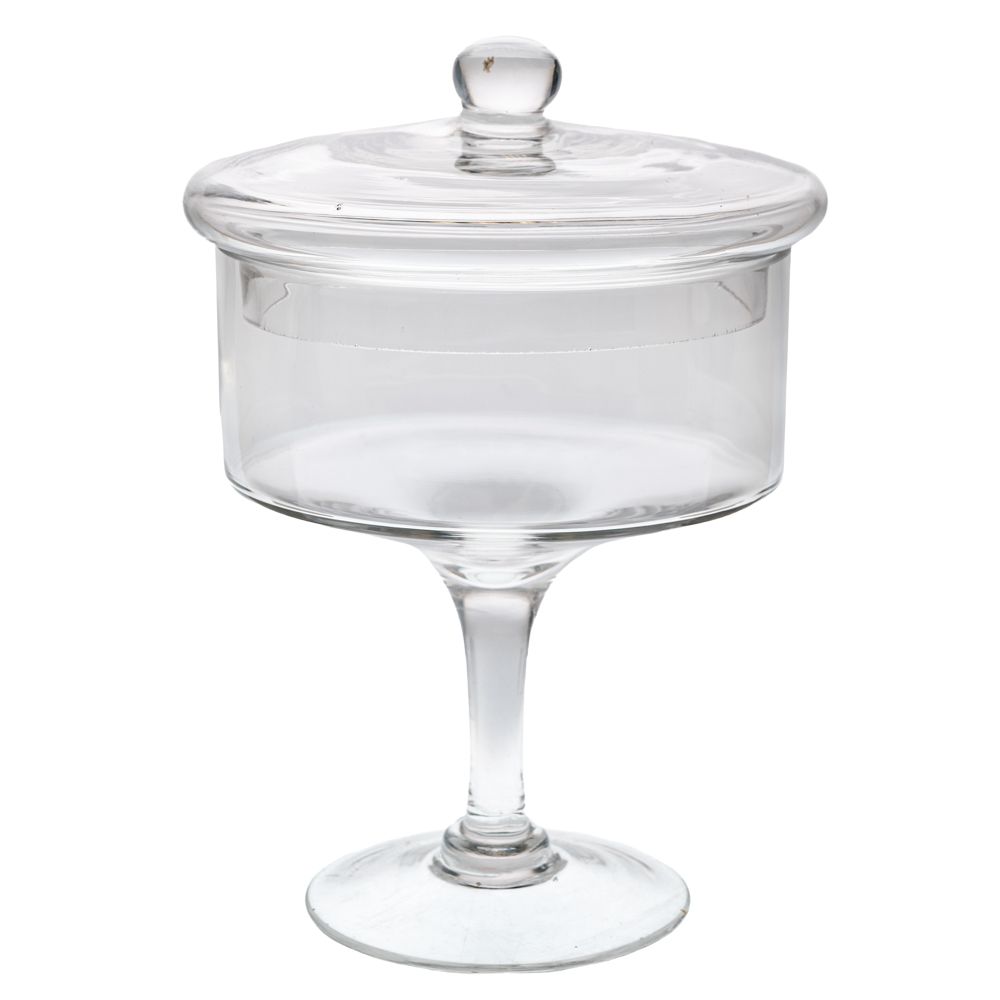 Iliadis Φοντανιέρα Γυάλινη Διάφανη Φ18x25εκ. iliadis 91970 (Υλικό: Γυαλί, Χρώμα: Διάφανο ) - Iliadis - il_91970