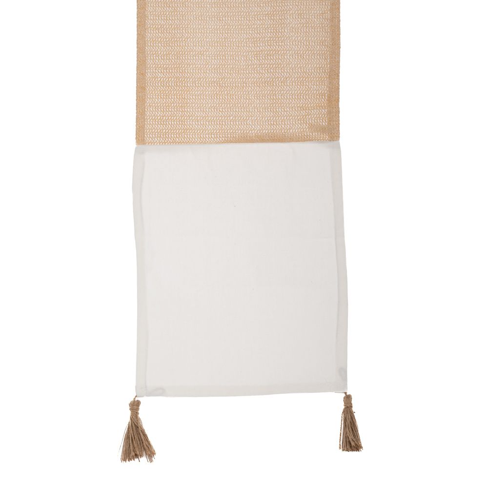 Runner Υφασμάτινο Λευκό-Κρεμ 32x150εκ. iliadis 91742 (Χρώμα: Λευκό) - Iliadis - il_91742