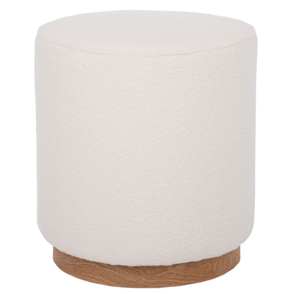 Σκαμπώ Υφασμάτινο-Ξύλινο Κρεμ-Καφέ 41x41x44εκ. iliadis 92163 (Υλικό: Ξύλο, Χρώμα: Καφέ) - Iliadis - il_92163