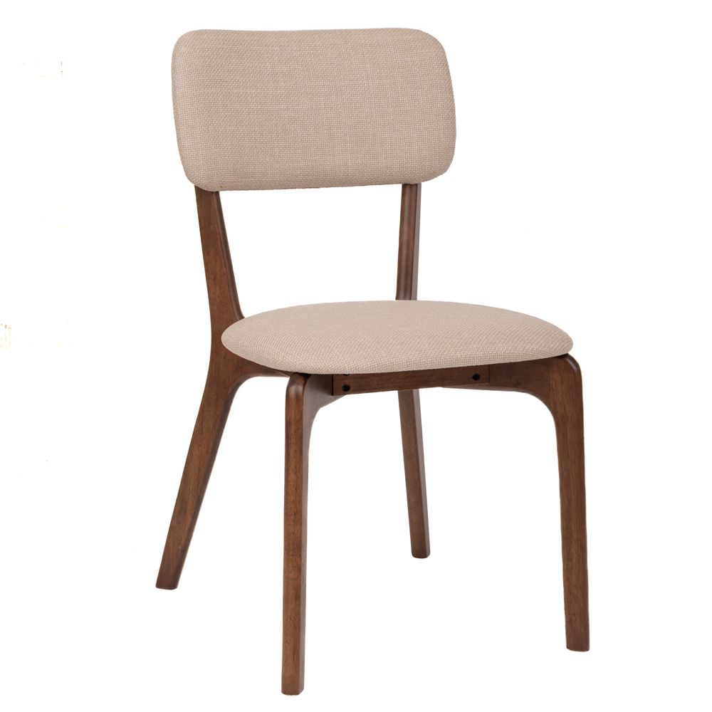 Καρέκλα Τραπεζαρίας Ξύλινη Μασίφ-Υφασμάτινη Natural-Γκρι 50x57,5x85,5εκ. iliadis 92591 (Σετ 2 Τεμάχια) (Υλικό: Ξύλο, Χρώμα: Γκρι) - Iliadis - il_92591