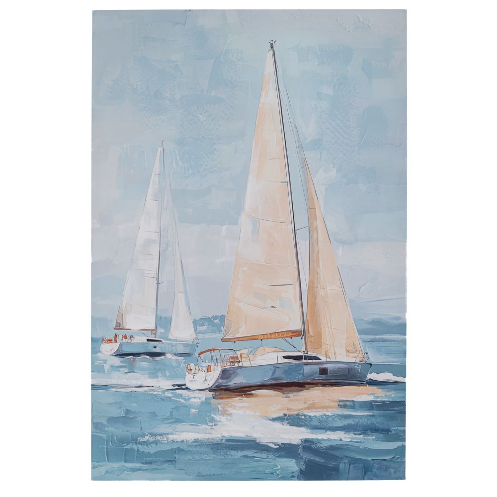 Πίνακας Καμβάς Sail Boats 80x120εκ. iliadis 92690 (Ύφασμα: Καμβάς) - Iliadis - il_92690