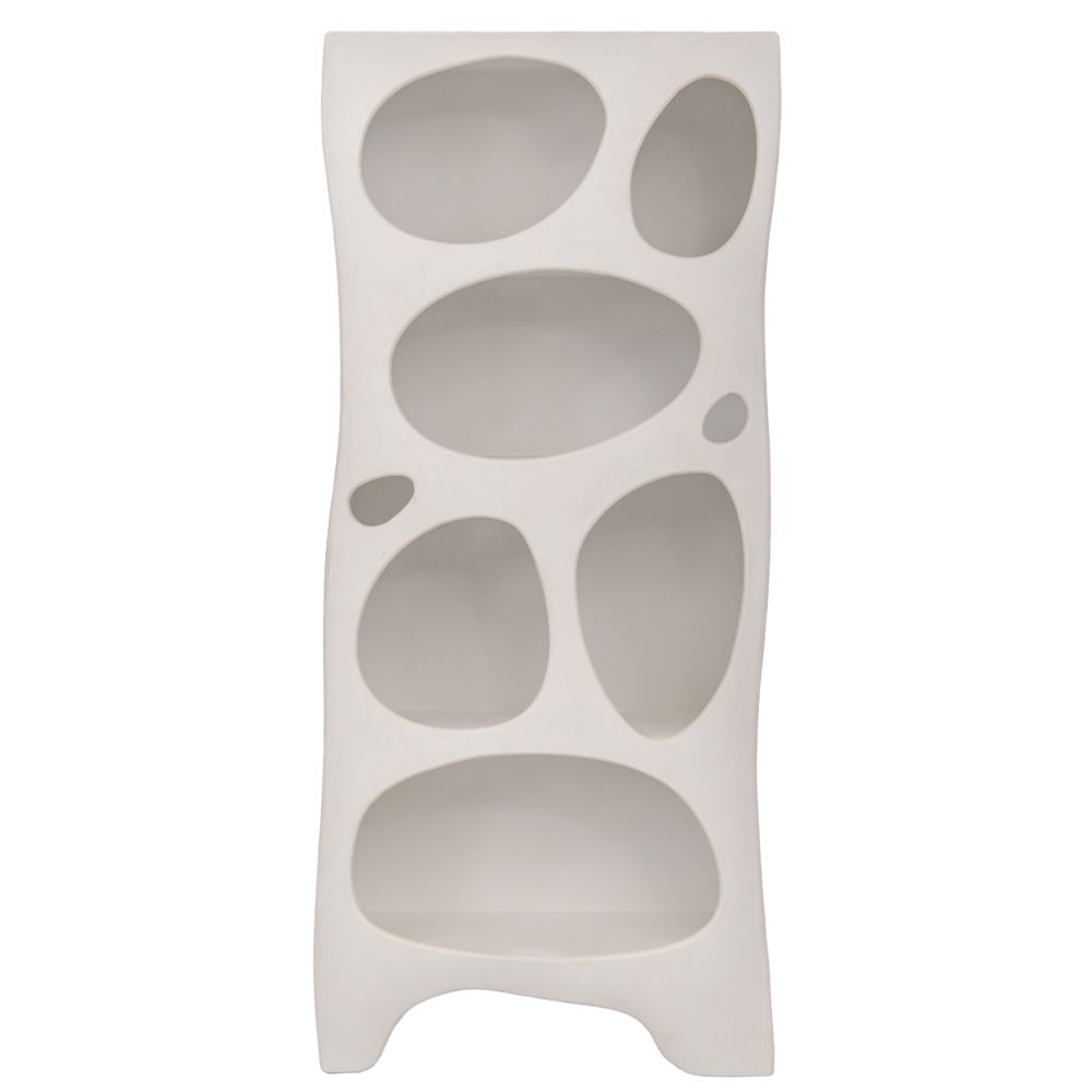 Ραφιέρα Mdf Λευκή Με Ακανόνιστες Θήκες 80x36x180εκ. iliadis 92130 (Υλικό: Mdf, Χρώμα: Λευκό) - Iliadis - il_92130