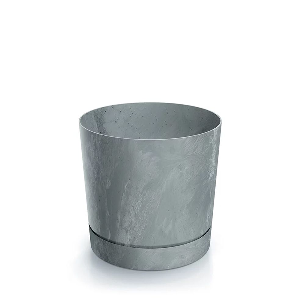 Κασπώ Πλαστικό Γκρι Φ18x17,5εκ. Tubo P Beton Effect Concrete iliadis 472218 (Σετ 2 Τεμάχια) (Υλικό: Πλαστικό, Χρώμα: Γκρι) - Iliadis - il_472218