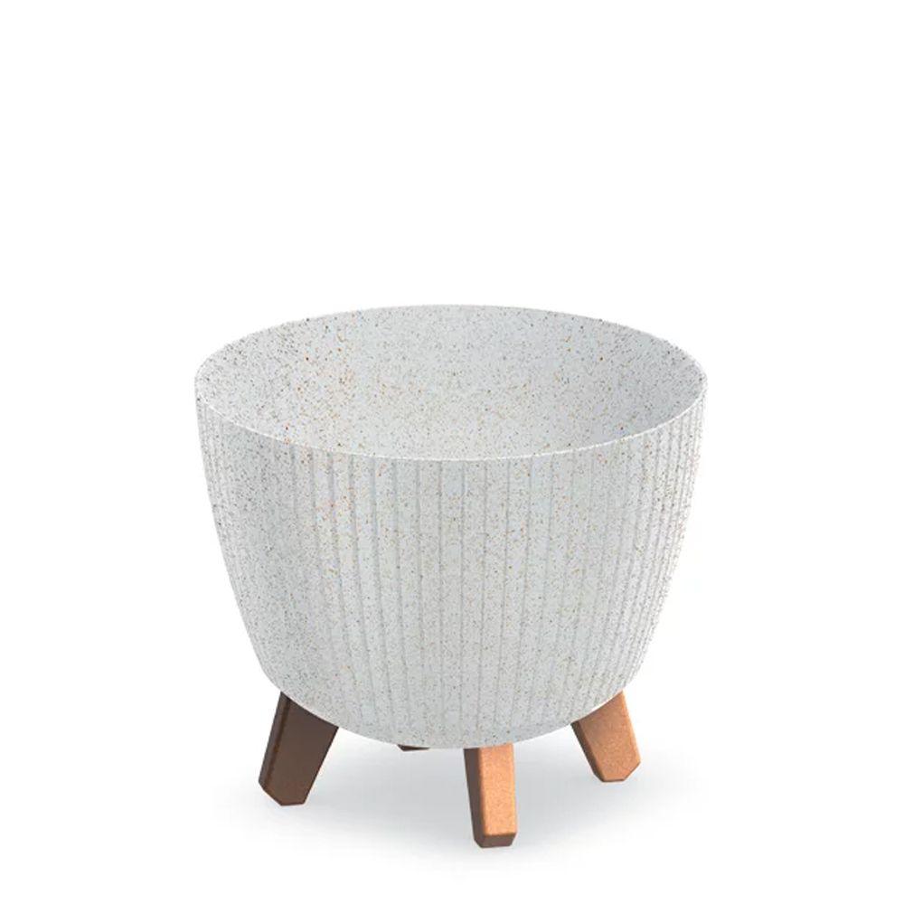 Κασπώ Πλαστικό Λευκό Φ23x20εκ. Lamia Eco Wood iliadis 774961 (Υλικό: Πλαστικό, Χρώμα: Λευκό) - Iliadis - il_774961